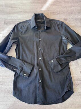 Theory Sylvain Precise 2 Stretch Shirt Black XS